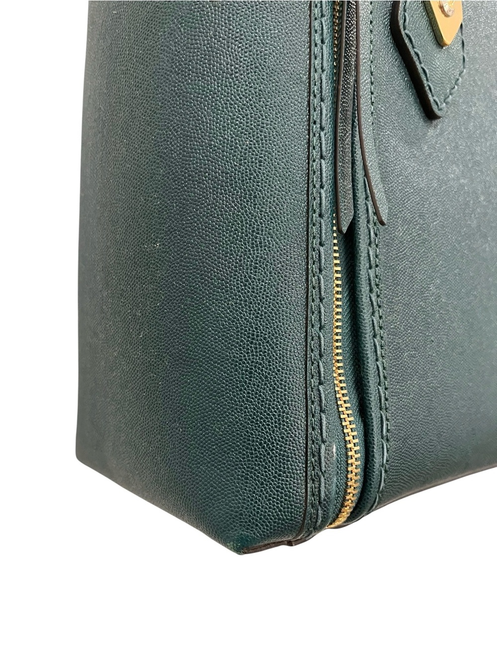 Henri Bendel A List Satchel Limited Edition Teal Green Leather NWOT - Picture 10 of 14